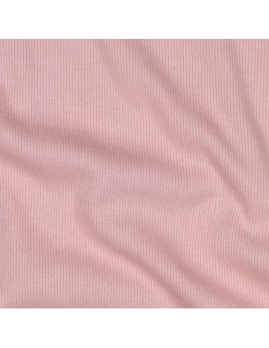 Ribbed jersey ribbed fabric - Blush