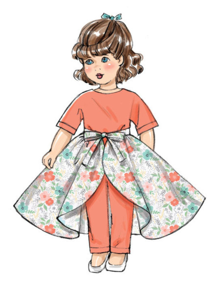 Doll clothing pattern - Butterick 6606