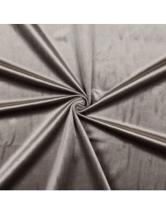Luxury velvet upholstery fabric - Taupe