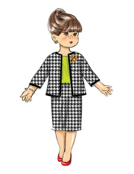 Doll clothing pattern - Butterick 6606