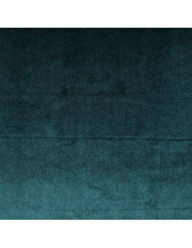 Luxury velvet upholstery fabric - Petrol blue