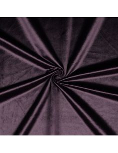 Luxury velvet upholstery fabric - Eggplant
