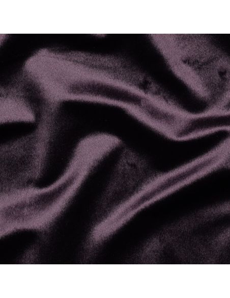 Luxury velvet upholstery fabric - Eggplant