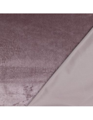 Luxury velvet upholstery fabric - Lilac