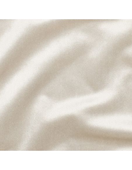 Luxury velvet upholstery fabric - Ecru