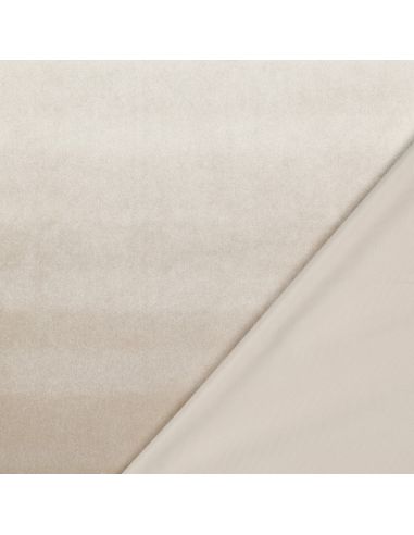 Luxury velvet upholstery fabric - Champagne