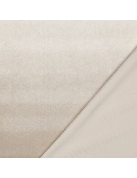 Luxury velvet upholstery fabric - Champagne