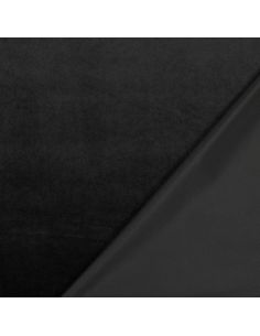 Luxury velvet upholstery fabric - Black 2