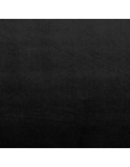 Luxury velvet upholstery fabric - Black