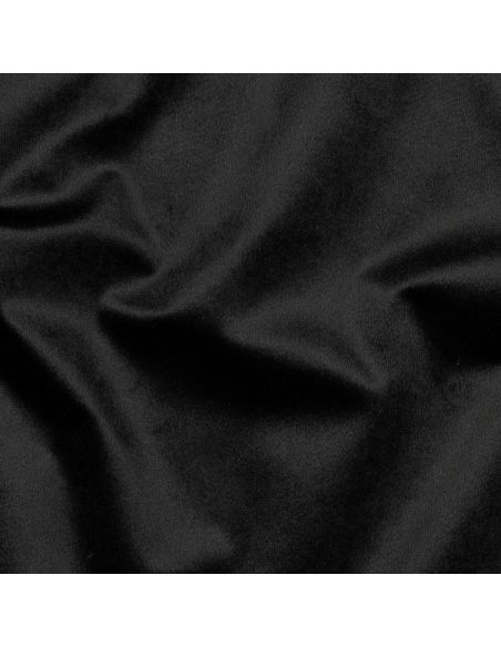 Luxury velvet upholstery fabric - Black