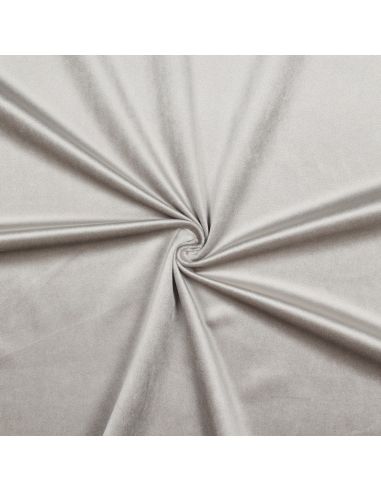 Luxury velvet upholstery fabric - Gray