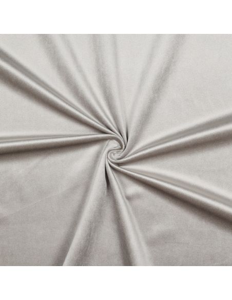 Luxury velvet upholstery fabric - Gray