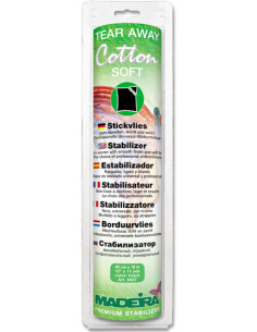 Tear-Away Stabilizer Cotton Soft - Black
