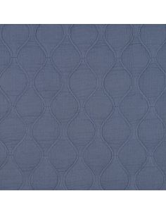 Quilted double gauze fabric - Denim blue 2