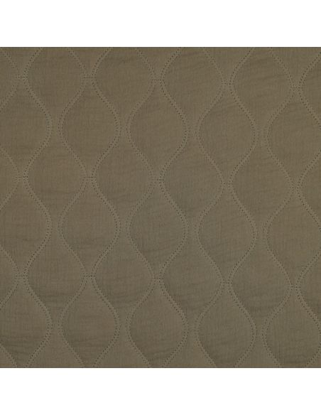 Quilted double gauze fabric - Khaki