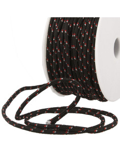 Multicolored sports lace - Black, red, and white
