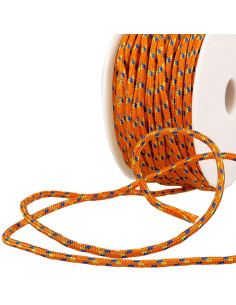 Multicolored sport shoelace - Orange, blue, and yellow