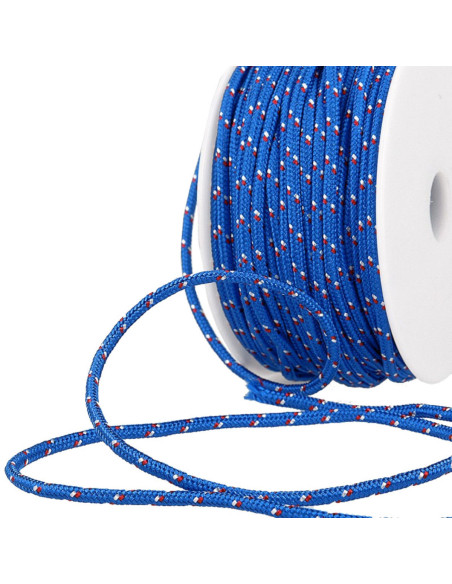 Multicolored sports lace - Blue, red, and white