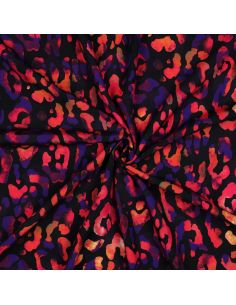 Viscose fabric - Wild black background