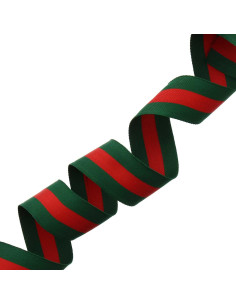 40 mm stripes - Green and red 2