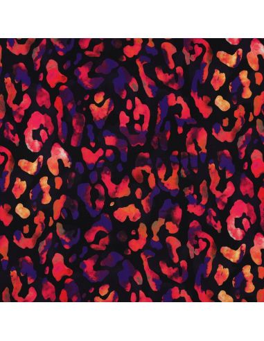 Viscose fabric - Wild black background
