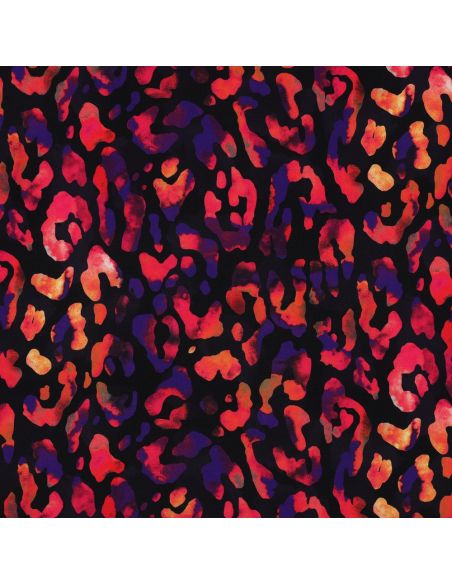 Viscose fabric - Wild black background