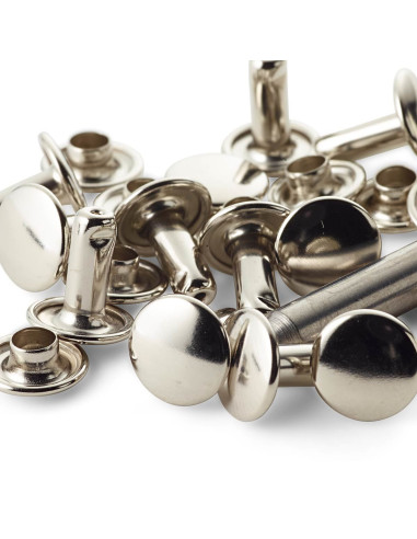 Set of 20 tubular rivets with 3-4 mm drilling tool