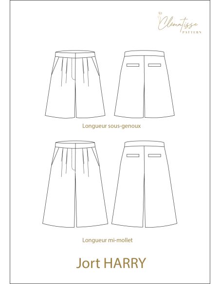 Harry Jort Pattern - Clématisse Pattern