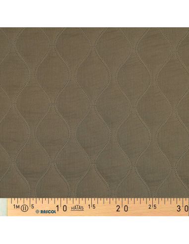 Quilted double gauze fabric - Khaki