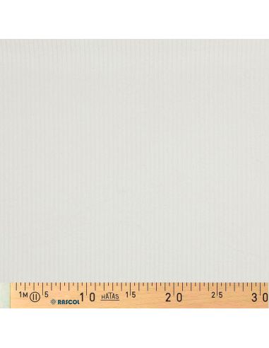 Cotton corduroy fabric - Ecru