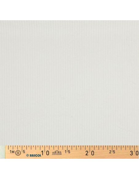Cotton corduroy fabric - Ecru