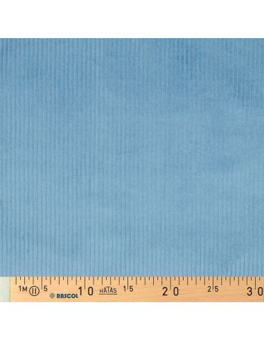 Cotton corduroy fabric - Blue