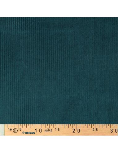 Emerald green cotton corduroy fabric