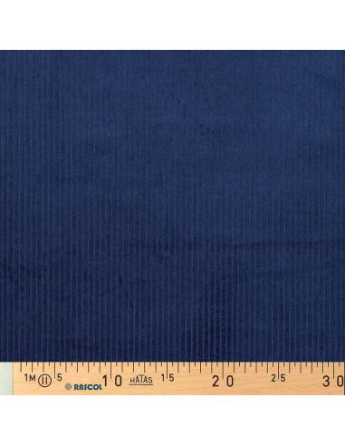 Cotton corduroy fabric - Cobalt