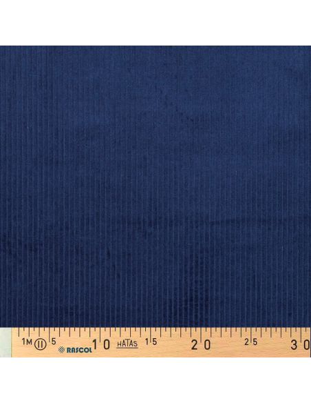 Cotton corduroy fabric - Cobalt
