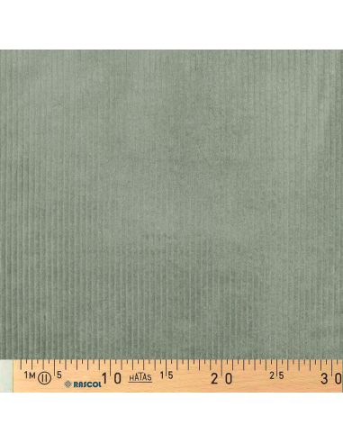 Sage green cotton corduroy fabric
