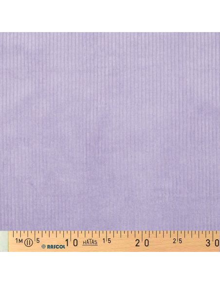 Corduroy cotton fabric - Lilac