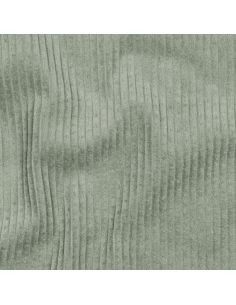 Sage green cotton corduroy fabric 2
