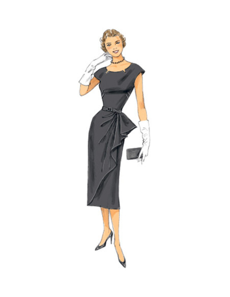 Dress and belt pattern - Butterick 5880