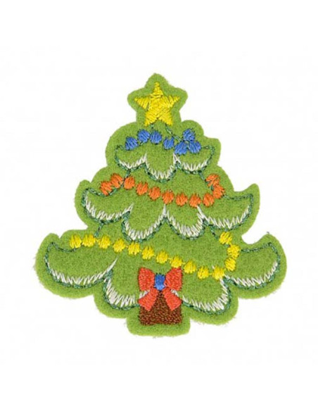 Iron-on patch Christmas - Christmas tree