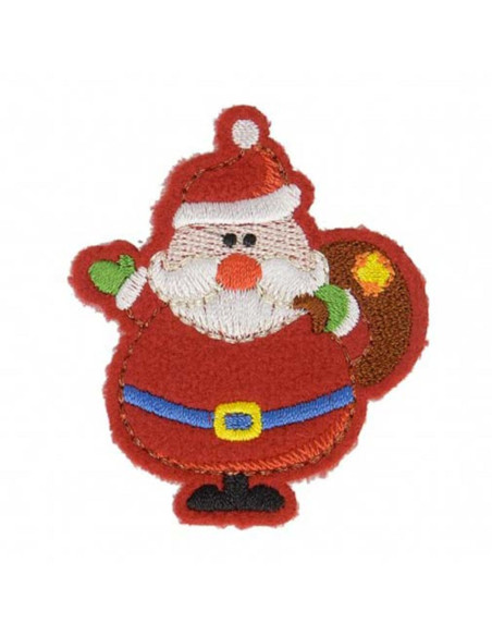 Iron-on Christmas patch - Santa Claus