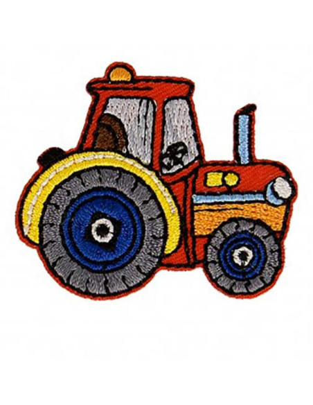 Iron-on patch transport - Tractor