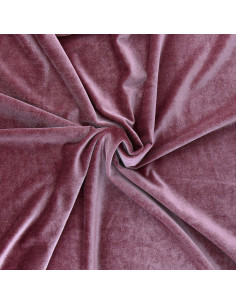 Stretch velvet fabric - Pink