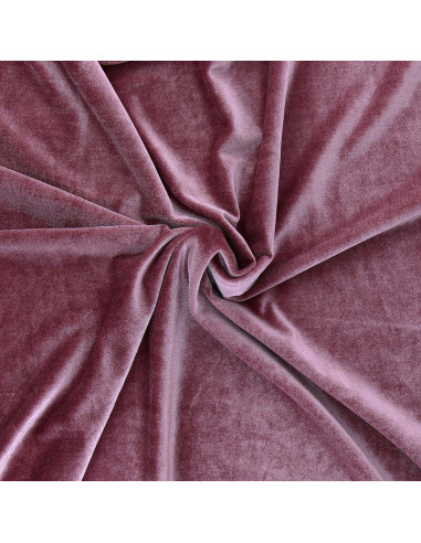 Stretch velvet fabric - Pink