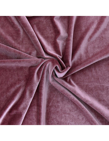Stretch velvet fabric - Pink