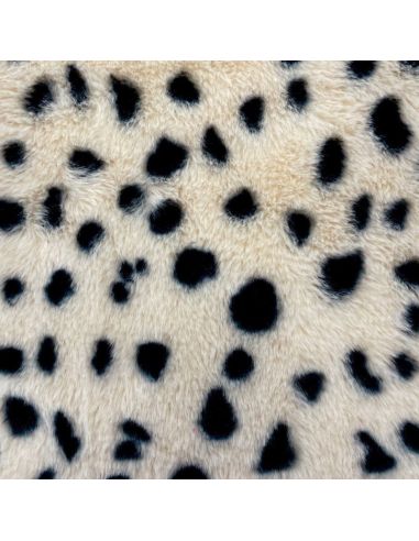 Faux animal fur fabric - Serval