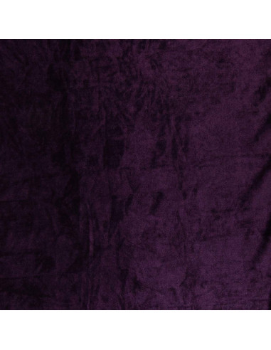 Stretch velvet fabric - Purple