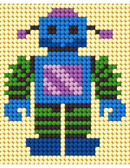 Children's Canvas Kit - Little Robot