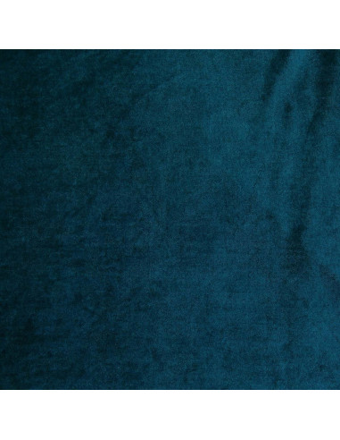 Stretch velvet fabric - Petrol blue