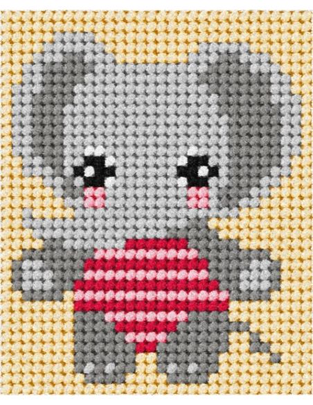Child canvas kit - Baby Elephant
